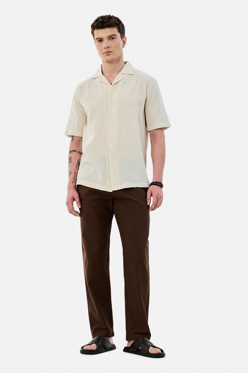 SNITCH Linen Blend Baggy Trousers - Image 3